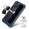 Casebus - Slim Carbon Fiber Phone Case - Matte Translucent Anti Scratch Shockproof Protective Cover