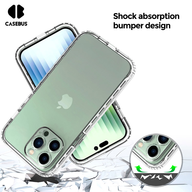 iPhone 13 Pro Max Case - Full Body Protection Heavy Duty Phone Case -  Casebus Double Sided HD Clear Anti-Peep Magnetic Phone Case, Built in  Privacy Screen Protector Metal Bumper Frame 360