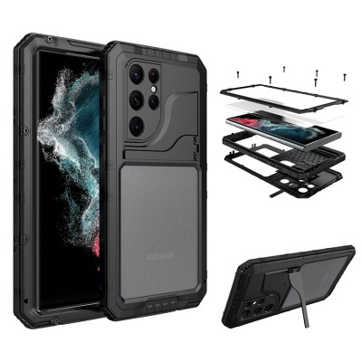 Samsung Galaxy A23 5G Case - Heavy Duty Metal Full Body Protection Waterproof Phone Case - Casebus Metal Waterproof Phone Case, with Built in Screen Protector, FullBody Protective Shockproof Heavy Duty Rugged Defender Cover - TITAN