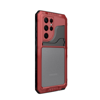 Samsung Galaxy S23 Plus Case - Heavy Duty Metal Full Body Protection Waterproof Phone Case - Casebus Metal Waterproof Phone Case, with Built in Screen Protector, FullBody Protective Shockproof Heavy Duty Rugged Defender Cover - TITAN