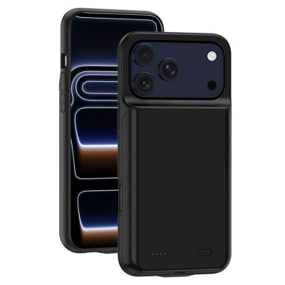 iPhone 13 Pro Max Case - Battery Phone Case - Casebus Classic Battery Phone Case, Portable Charging Case, Support Wired Headphone, Ultra Slim Portable Rechargeable Battery Pack Charging - TARZAN