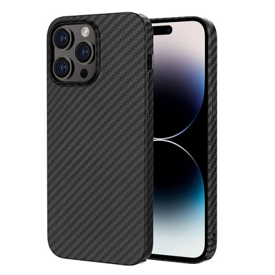 iPhone 14 Plus Case - Heavy Duty Phone Case - Casebus Carbon Fiber Phone Case, Ultra Slim Light Shell, Full Protection, Secure Grip Coated, Non Slip Matte Surface, Shockproof case - CARBONER