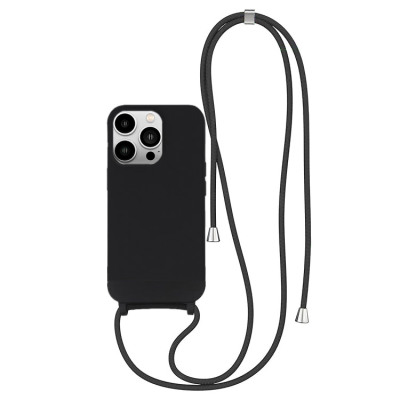 iPhone SE 2022/2020 Case - Heavy Duty Crossbody Phone Case - Casebus Crossbody Silicone Phone Case, with Adjustable Lanyard Strap - DOLORES