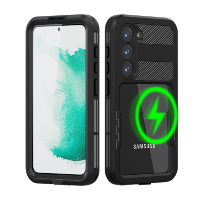 Samsung Galaxy S23 Case - Heavy Duty Waterproof Phone Case - Casebus IP68 Waterproof Phone Case, Support Magsafe, Built in Screen Protector, Full Body Heavy Duty Shockproof - RYAN