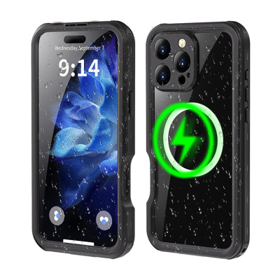 iPhone 16 Plus Case - Heavy Duty Waterproof Phone Case - Casebus IP68 Waterproof Phone Case, Support Magsafe, Built in Screen Protector, Full Body Heavy Duty Shockproof - RYAN