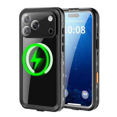 iPhone 17 Pro Max Case - Heavy Duty Waterproof Phone Case - Casebus IP68 Waterproof Phone Case, Support Magsafe, Built in Screen Protector, Full Body Heavy Duty Shockproof - RYAN