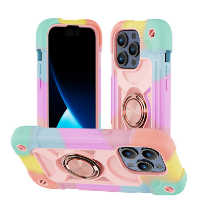 iPhone XS Max Case - Heavy Duty Phone Case - Casebus Heavy Duty Phone Case, Shockproof Protective Cover, with Ring Stand - LOUKIA