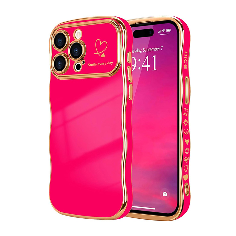 Slim Plating Phone Case For IPhone 16, 15 Pro Max, 14, 13, 12, 11 – Shockproof TPU Cover