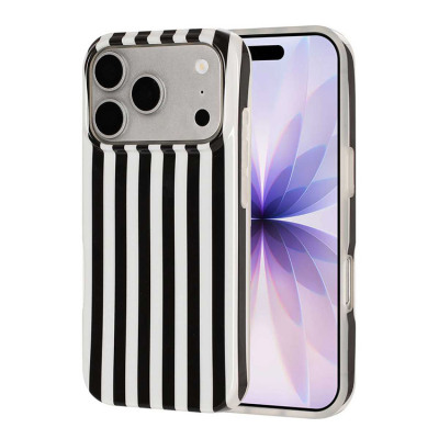 iPhone 13 Pro Max Case - Heavy Duty Phone Case - Casebus Cute Striped Phone Case, Soft TPU Cover, Slim Shockproof Protective - ADDISON
