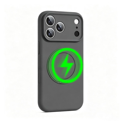 iPhone 13 Pro Max Case - Heavy Duty Phone Case - Casebus 360° Rotatable Ring Stand Case, Support Magsafe, Liquid Silicone Matte Protector Cover - WYATT