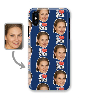 iPhone XS Max Case Casebus - Custom Face Phone Case - Love