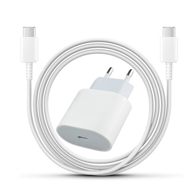 CHARGEUR RAPIDE MURAL USB C 45W EU - Spécifications européennes, Casebus Chargeur mural à charge super rapide USB-C, adaptateur de chargeur PD 45W, avec câble Type-C pour l'Allemagne, la France, l'Espagne, l'Italie.