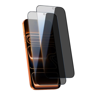 2 PACK FULL PRIVACY SCREEN PROTECTOR - For Mobile Phone, Edge to Edge Full Coverage, Anti Spy Tempered Glass Film, HD Clarity, Anti Scratch, 2 Pack