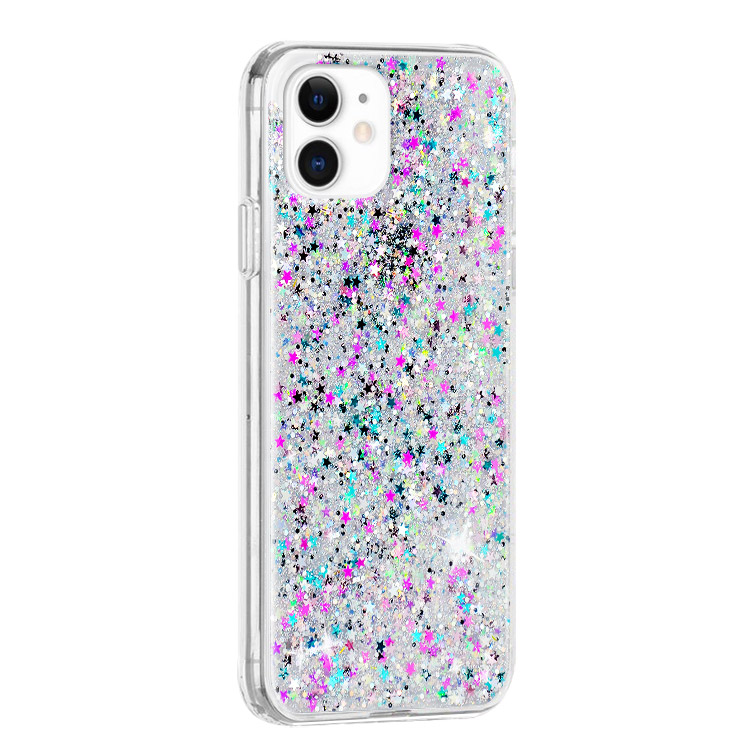 iPhone 11 Case - Glitter Phone Case - - Sparkles | Luxury Bling Silver ...