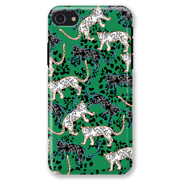 iPhone SE 2022/2020 Case Green Leopard Casebus