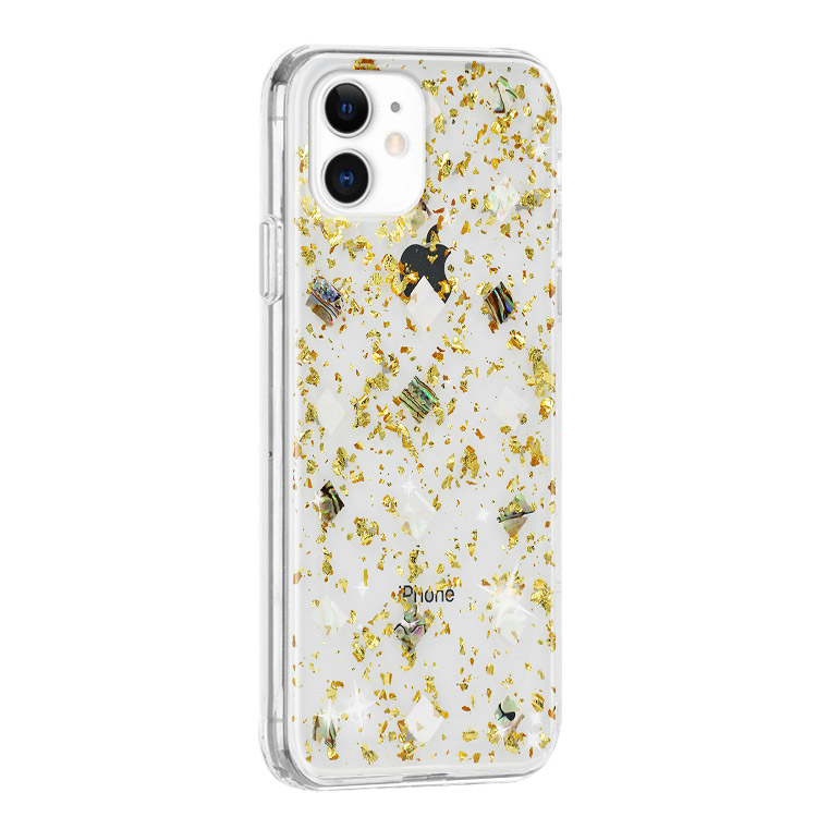 iPhone 11 Case Glitter Phone Case Leaf Shell Casebus