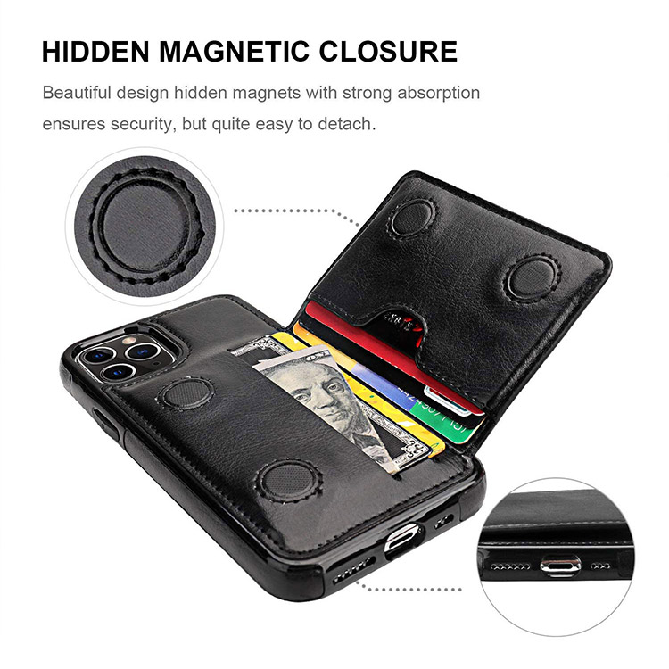 iPhone 13 Pro Case - Casebus - Classic Magnetic Wallet Phone Case ...