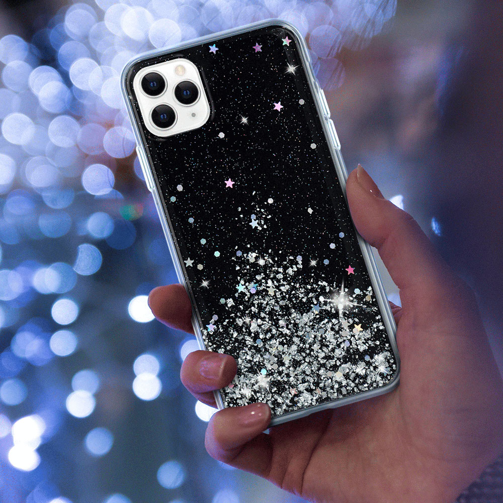 Glitter Phone Case - - STARFIELD |0 LUXURY BLING BLACK - Casebus